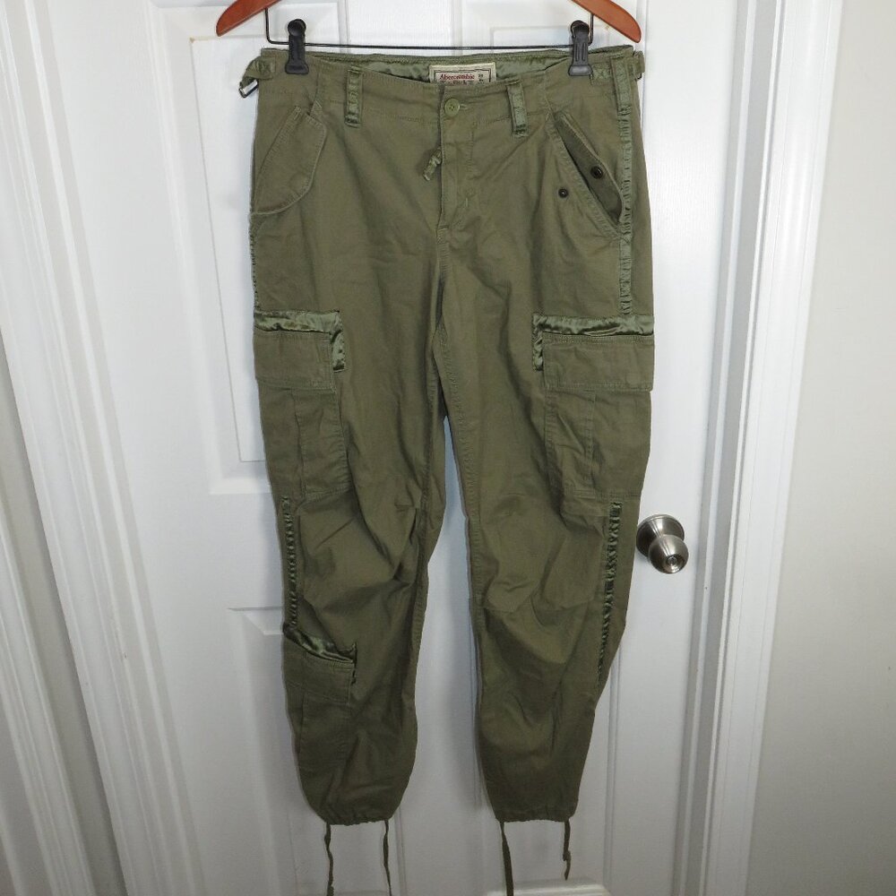 Abercrombie & Fitch Olive Utility Cargo Pants